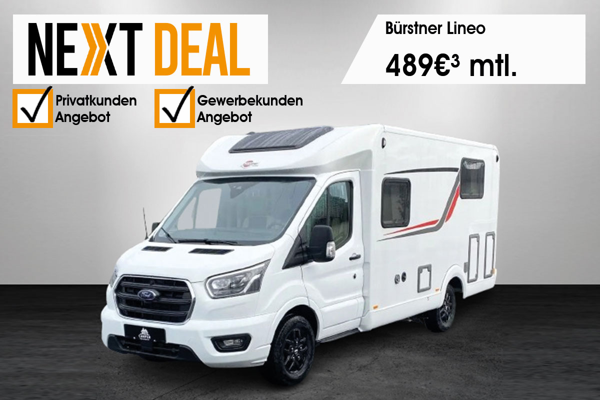 Bürstner Lineo günstig leasen